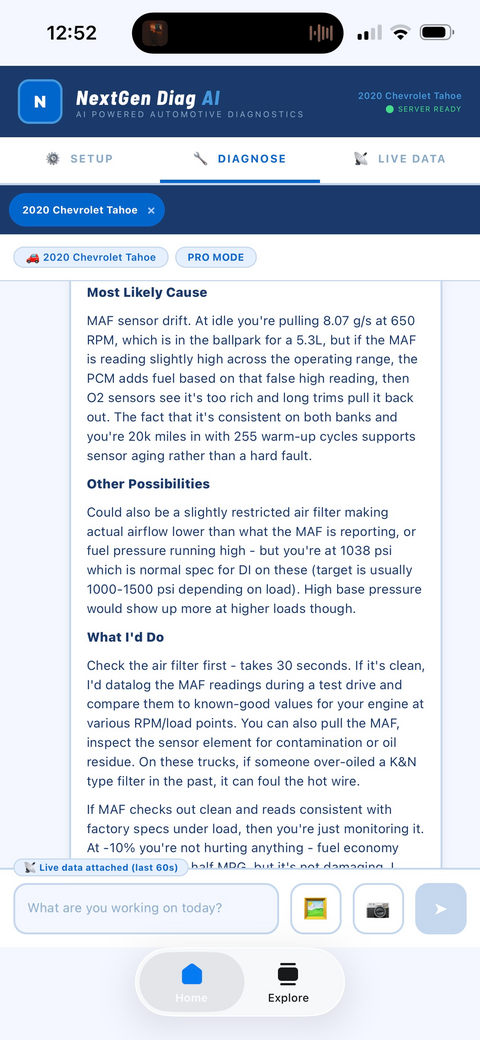 AI diagnostic reasoning